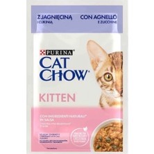 Subutu Cat Chow Kuzu Etli ve Kabaklı Pouch Yavru Konserve Kedi Sı 85 gr