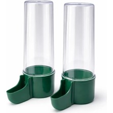 Papağanhane 100 ml Ikili Kuş Suluğu Yeşil | Muhabbet Kanarya Forpus Cennet Sultan Papağan Suluk