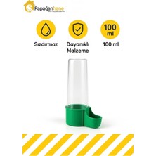 Papağanhane 100 ml Kuş Suluğu – Muhabbet Kuşu, Kanarya, Papağan Için Pratik ve Dayanıklı Su Kabı