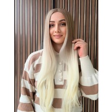 Aura Peruk Gerçek Saç  Dokusuna Yakın Yapıdaki  Muhteşem Ombreli  Modelimiz