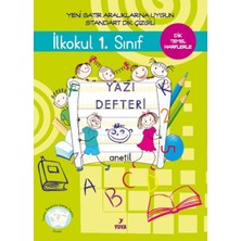 Aesco 1. Sınıf Yazı Defteri Standart Dik Çizgili - Büyük Boy