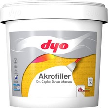 Subutu Akrofiller Dış Cephe Macunu 4,5 kg Beyaz