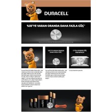 Duracell Alkalin LR44 4'lü 1,2 V Tek Kullanımlık Pil Uzun Ömürlü Güç Sağlar