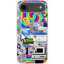 Lelia iPhone 17 Air Uyumlu Baskılı Şeffaf Telefon Kılıfı | Koleksiyon: Aeroglass Mirage