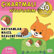 Aesco Çıkartmalı Kitaplarım-Hayvanlar Nasıl Besleniyor?