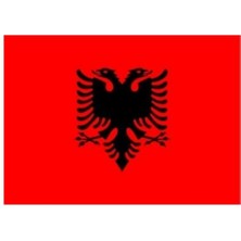 Alsancak Arnavutluk Bayrağı 30X45