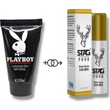 Eco Lounge Kayganlaştırıcı Lube Jel 50 ml + Stag Gecìktìrìcì Sprey