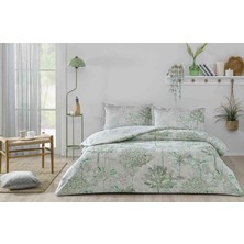 Özdilek Nevresim Takımı  Ranforce Tek Kişilik Yeşil Arenga