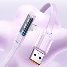 Mcdodo CA-3411 USB-A to Lightning 20W 3A L Tip Hızlı Şarj Kablosu 1.2m Mor