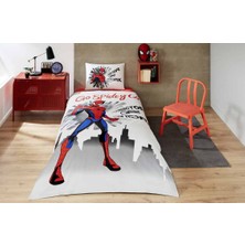 Özdilek Disney Nevresim Takımı  Ranforce Tek Kişilik Gri Spıderman Go Spıde