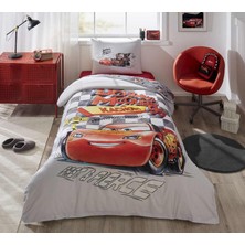 Özdilek Disney Nevresim Takımı  Ranforce Tek Kişilik Gri Cars Fast