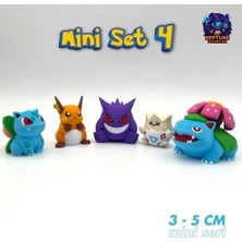 Neptune3D Pokemon Mini Figür Seti 4 (Gengar, Togepi, Raichu, Venusaur, Ivysaur)