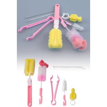 7 Parça Biberon Kavanoz Termos Suluk Sürahi Bardak Şişe Içi Temizleme Fırçası Aparatı Seti