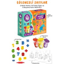 Aesco Eğlenceli Sayılar Oyun Hamuru Seti (25 Parça - 356 Gr)