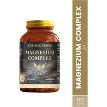 Jove Magnezyum Complex 60 Capsul / Magnezyum Biglisinat, Malat,  Sitrat +Çinko ve C Vit.