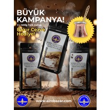 Airobazar %100 Arabica Orta Kavrulmuş Öğütülmüş Türk Kahvesi 3 X500 gr