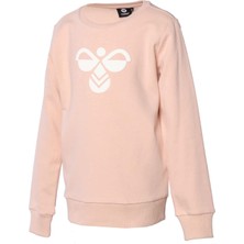 Hummel Hmlnoah Pembe Kız Çocuk Sweatshirt Bisiklet Yaka Rahat Kesim 921115-3847