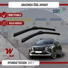 Wollmat Hyundai Tucson Silecek 2021 2026 Arası Uyumlu Silecek Takımı Araca Özel
