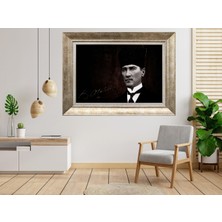 Giyense Gümüş Çerçeveli Atatürk Tablo D132