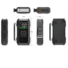 Universal Pars 1085 Dijital Lastik Şişirme Pompası ve Jump Starter 13000MAH