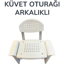 Onno Küvet Oturağı Arkalıklı Beyaz