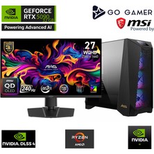 Go Gamer PS29D MSI Prospect / AMD Ryzen 9 9950X3D / X870 / 128GB DDR5 6000Mhz Ram / RTX5090 32GB / 2TB Gen5 NVMe SSD / 360mm Sıvı Soğutma / MSI 27" 2K OLED / AMD Gaming Paket