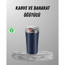 Belle Fusion Mey Ithalat® Elektrikli Kahve ve Baharat Öğütücü – Güçlü Motor, Paslanmaz Çelik Gövde, Kolay Temizlik
