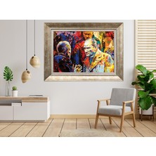 Giyense Gümüş Çerçeveli Atatürk Tablo D101