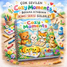 Koalanın Çantası Cozy Moment Vol 2- 21X21 cm Boyama Kitabı - Gençler ve Yetişkinler Için
