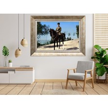 Giyense Gümüş Çerçeveli Atatürk Tablo D141