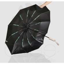 TeknoBeyza Rüzgara Dayanıklı Otomatik Açılır Katlanır Şemsiye – Su Geçirmez