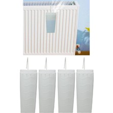 Nadom 4 Adet Plastik Kancalı Kalorifer Suluğu Hava Nemlendirici Askı Model Petek Suluğu Parfüm Koyulabilir Su Hazneli