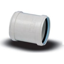 Belle Fusion Mey Ithalat® Pvc Atık Su Borusu Sürme Muf Kayar Manşon 50 mm 10 Adet