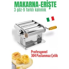 Belle Fusion Mey Ithalat® Makarna Makinası Erişte Makarna Kesici Erişte Makinası 304 Paslanmaz Çelik
