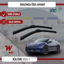 Wollmat Kia Ev6 Silecek 2024 2026 Arası Uyumlu Silecek Takımı Araca Özel