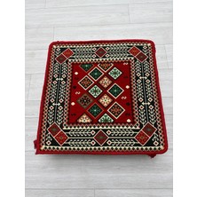 Bakırözü Home Şili Modeli Çökmeyen Süngerli Şark Köşesi Orta Sehpa (60 x 60 x 20 Cm)
