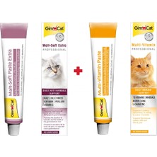 GimCat Malt Soft Extra 20 gr + GimCat Multivitamin 20 gr 2'li set