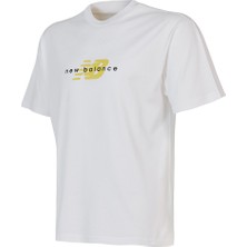 Nb New Balance MNT1645 Beyaz Erkek Tişört