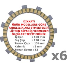 Cf Moto 250 Sr Debriyaj Balata 6'lı (2023 ve Sonrası)