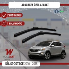 Wollmat Kia Sportage Silecek 2010 2015 Arası Uyumlu Silecek Takımı Araca Özel
