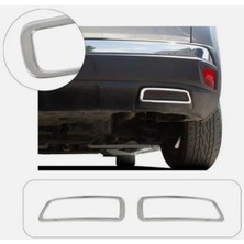 A&G Tuning Peugeot 3008 Krom Egzoz Çerçevesi Tk 2016- ve Sonrası P.çelik