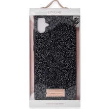 AyrStore Onegif Galaxy A05 Bright Simli Kapak - Pembe