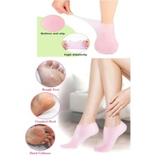 Tekno İstanbul Silikon Ayak Bakım Çorabı Nemlendirici Jel Çorap Çatlak Önleyici Ölü Deri Atıcı Çorap Ayak Bakımı