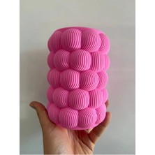 Modern Dokulu Dekoratif Vazo 3D Baskı