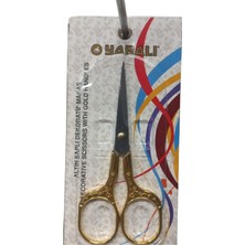 Akıllı Durak Nakış Makası Altın Saplı Dekoratif Makas Model 1