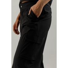 Airlife Verona Outdoor Zw-2 Kadın Kapaklı Cep ve Ayarlanabilir Paçalı Pantolon Siyah