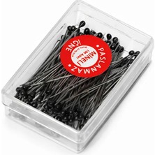 Lavin Scarfs MİNELİ TOPLU İĞNE SİYAH 100'LÜK