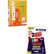 Ankara Yayıncılık 8. Sınıf 3 Adımda Türkçe + Günay Yayınları Zoom Soru Bankası