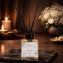 Deflina Kozmetik Yasemin Çubuklu Oda Kokusu Esansiyel Uçucu Yağ Jasmine Reed Diffuser 110 ml