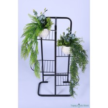 Yapay Çiçek Sitesi Saksılı Yapay Bitki Sarkan Sarmaşık 2li Set Model 1